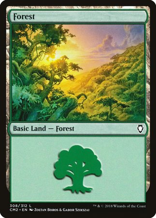 Forest (308) [Commander Anthology Volume II] | Fandemonia Ltd