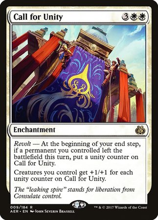 Call for Unity [Aether Revolt] | Fandemonia Ltd