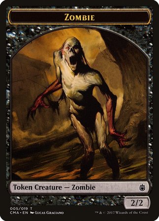 Zombie Token (005) [Commander Anthology Tokens] | Fandemonia Ltd