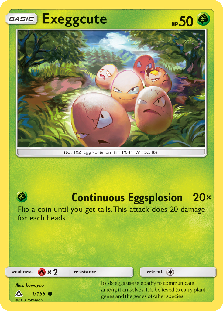 Exeggcute (1/156) [Sun & Moon: Ultra Prism] | Fandemonia Ltd