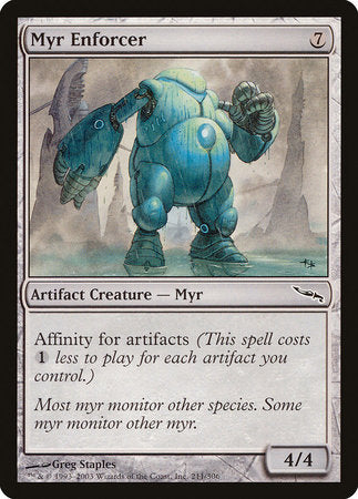 Myr Enforcer [Mirrodin] | Fandemonia Ltd