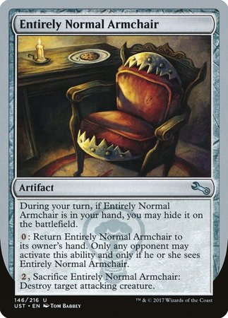 Entirely Normal Armchair [Unstable] | Fandemonia Ltd