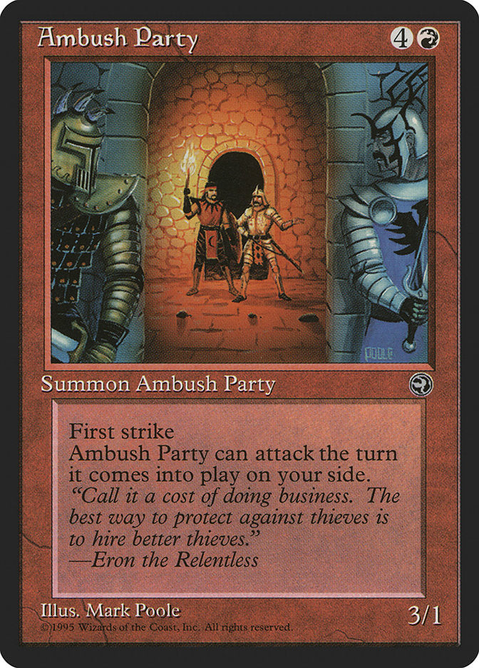 Ambush Party (Eron Flavor Text) [Homelands] | Fandemonia Ltd