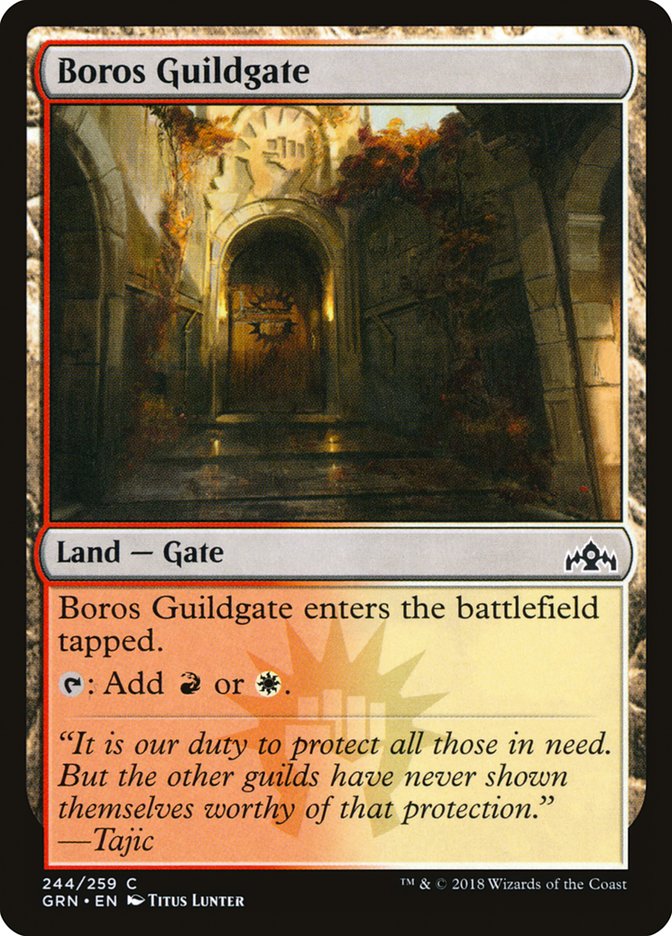 Boros Guildgate (244/259) [Guilds of Ravnica] | Fandemonia Ltd