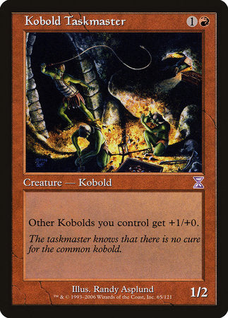 Kobold Taskmaster [Time Spiral Timeshifted] | Fandemonia Ltd