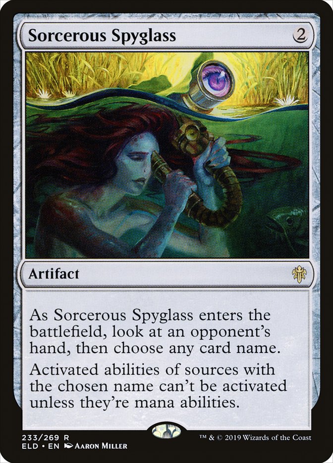 Sorcerous Spyglass [Throne of Eldraine] | Fandemonia Ltd