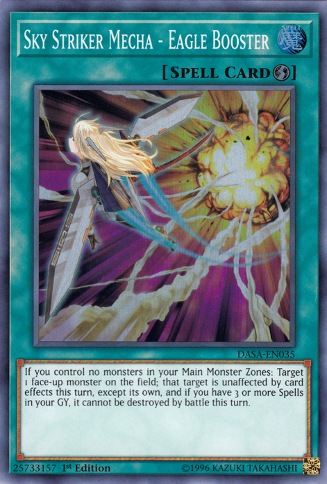 Sky Striker Mecha - Eagle Booster [DASA-EN035] Super Rare | Fandemonia Ltd
