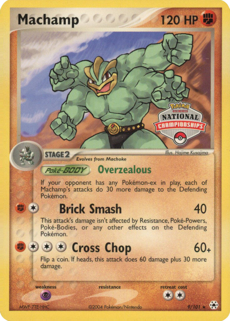 Machamp (9/101) (National Championships Promo) [EX: Hidden Legends] | Fandemonia Ltd