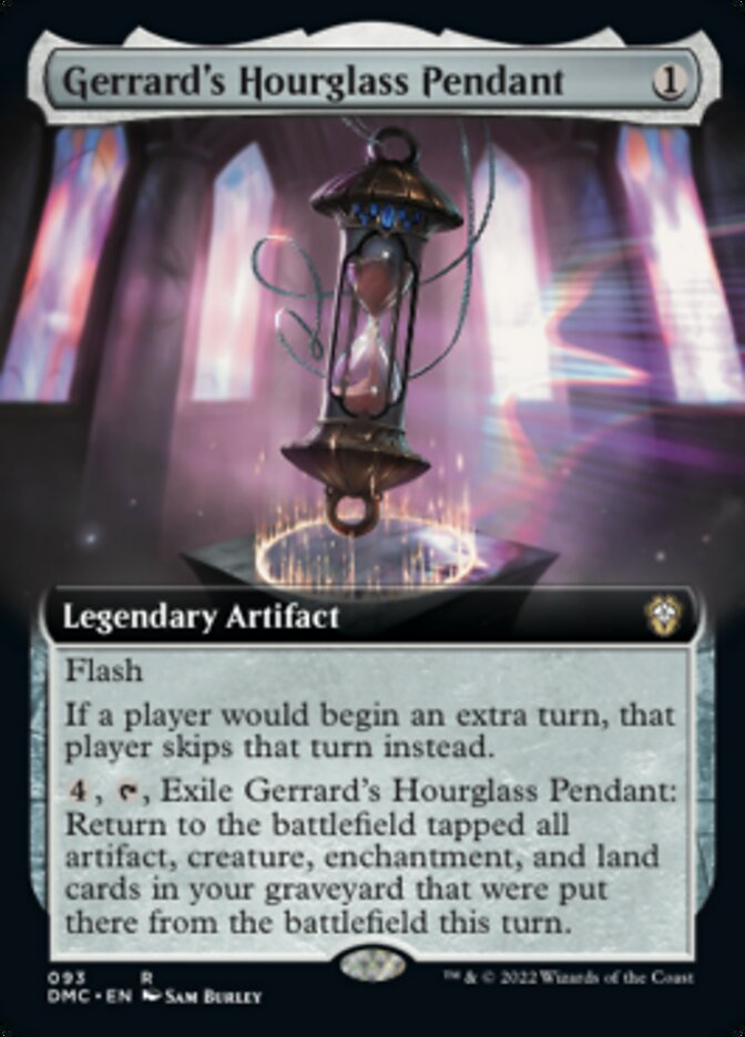 Gerrard's Hourglass Pendant (Extended Art) [Dominaria United Commander] | Fandemonia Ltd