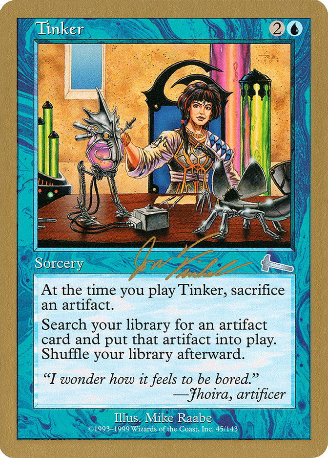 Tinker (Jon Finkel) [World Championship Decks 2000] | Fandemonia Ltd