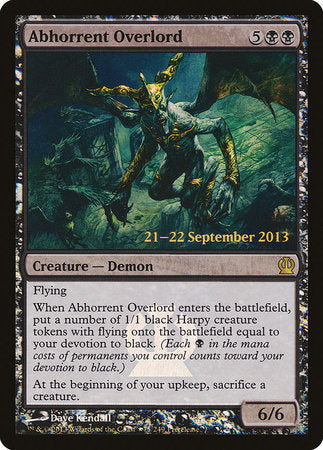 Abhorrent Overlord [Theros Promos] | Fandemonia Ltd