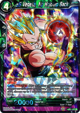 SS Vegeta, No Holding Back (BT5-058) [Miraculous Revival] | Fandemonia Ltd