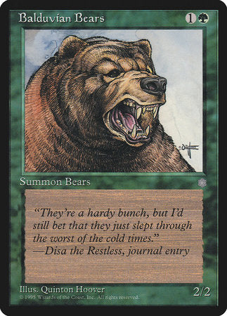 Balduvian Bears [Ice Age] | Fandemonia Ltd
