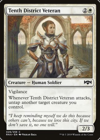 Tenth District Veteran [Ravnica Allegiance] | Fandemonia Ltd