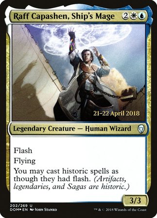 Raff Capashen, Ship's Mage [Dominaria Promos] | Fandemonia Ltd