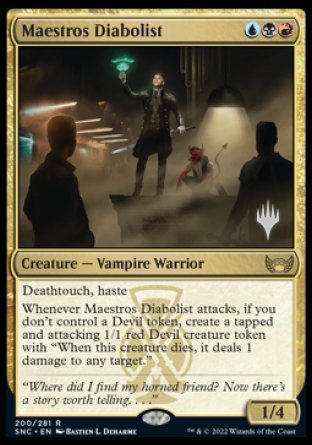 Maestros Diabolist (Promo Pack) [Streets of New Capenna Promos] | Fandemonia Ltd