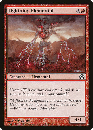 Lightning Elemental [Duels of the Planeswalkers] | Fandemonia Ltd