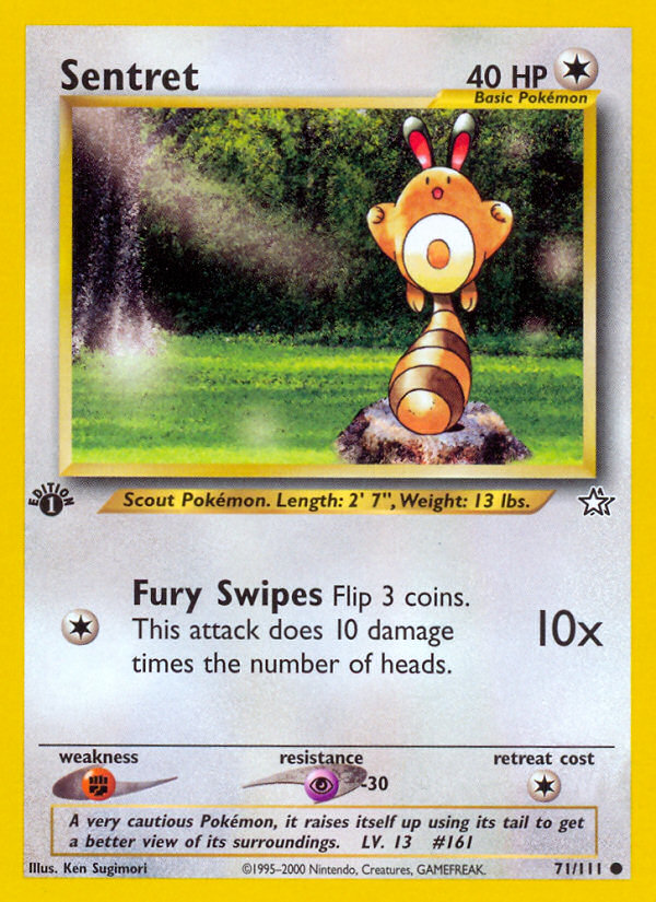 Sentret (71/111) [Neo Genesis 1st Edition] | Fandemonia Ltd