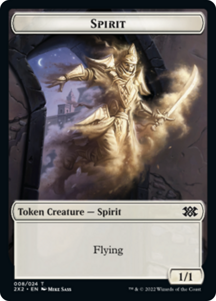 Bear // Spirit Double-sided Token [Double Masters 2022 Tokens] | Fandemonia Ltd