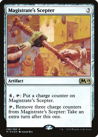 Magistrate's Scepter [Core Set 2019 Promos] | Fandemonia Ltd