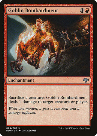Goblin Bombardment [Duel Decks: Speed vs. Cunning] | Fandemonia Ltd