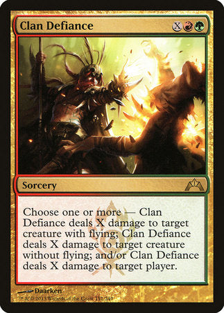 Clan Defiance [Gatecrash] | Fandemonia Ltd