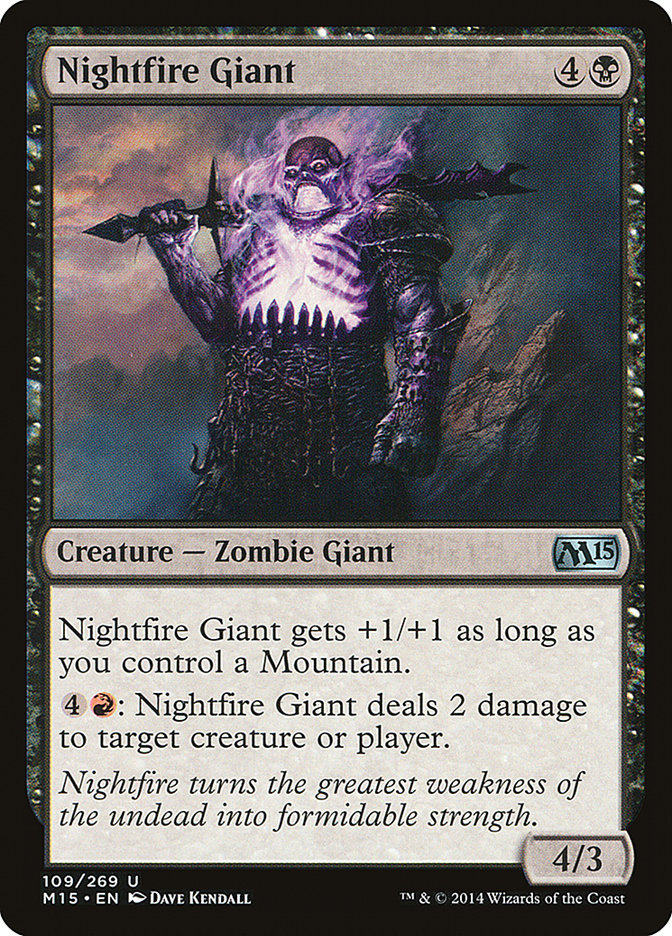 Nightfire Giant [Magic 2015] | Fandemonia Ltd