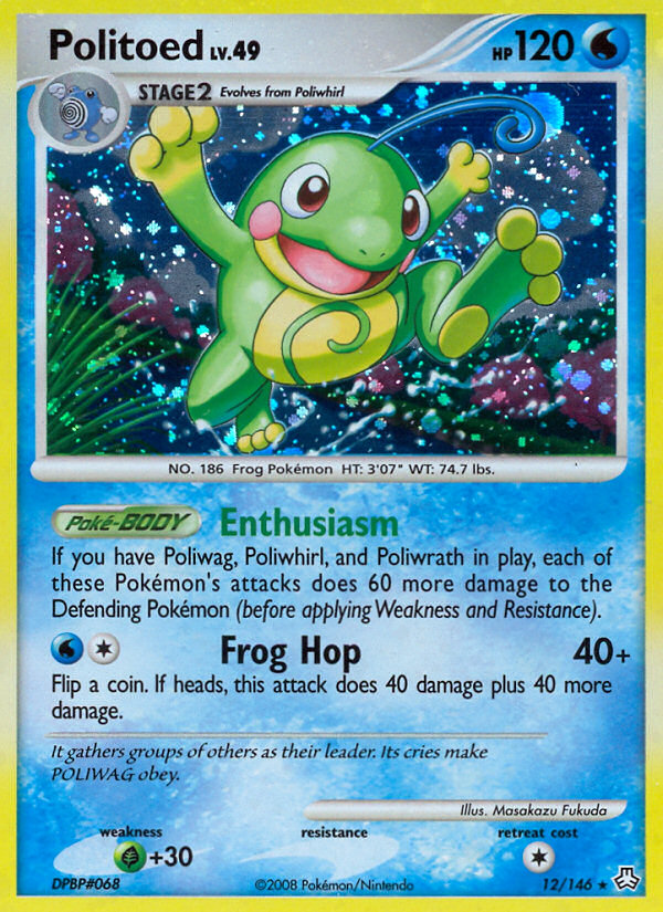 Politoed (12/146) [Diamond & Pearl: Legends Awakened] | Fandemonia Ltd