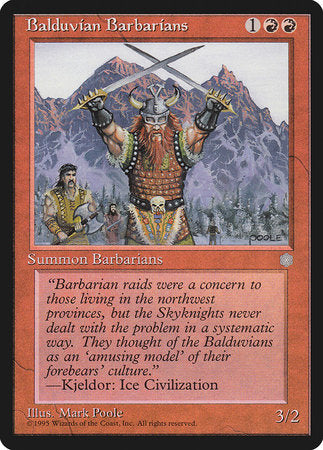Balduvian Barbarians [Ice Age] | Fandemonia Ltd