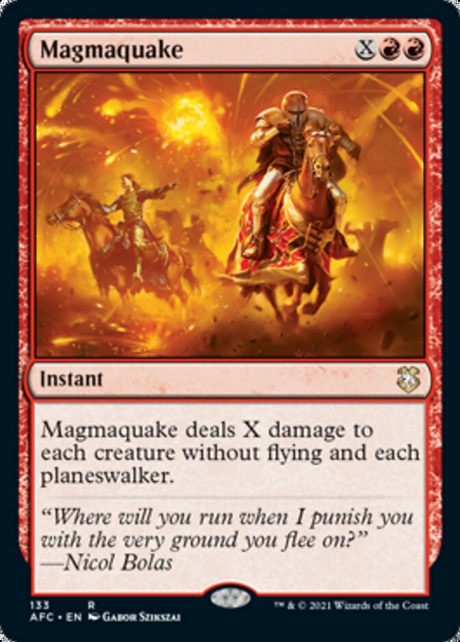Magmaquake [Dungeons & Dragons: Adventures in the Forgotten Realms Commander] | Fandemonia Ltd