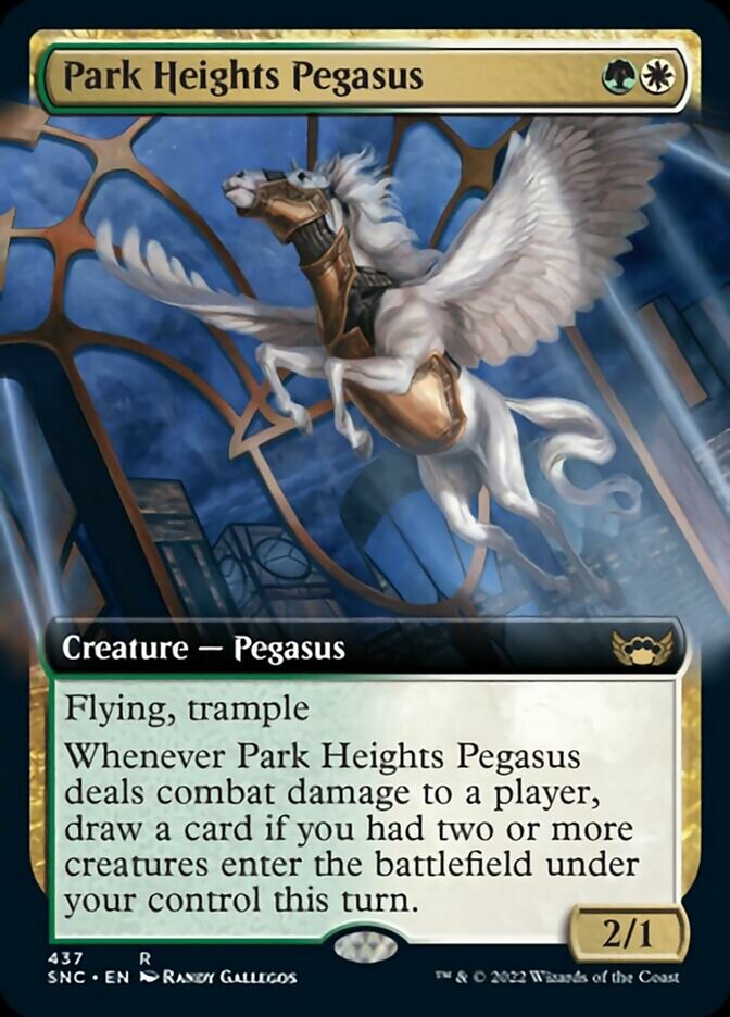 Park Heights Pegasus (Extended Art) [Streets of New Capenna] | Fandemonia Ltd