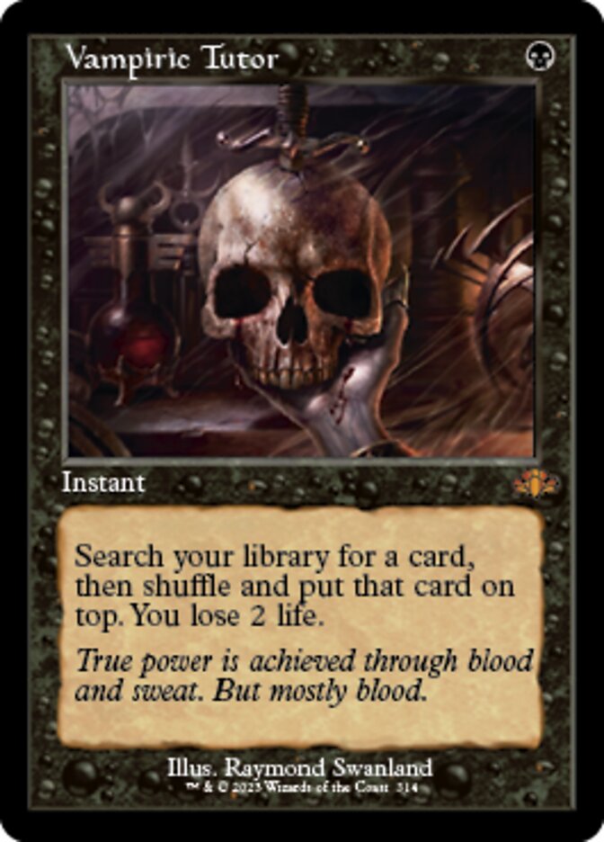 Vampiric Tutor (Retro) [Dominaria Remastered] | Fandemonia Ltd