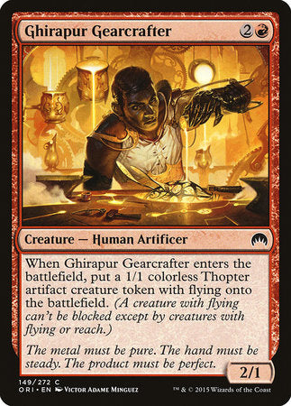 Ghirapur Gearcrafter [Magic Origins] | Fandemonia Ltd