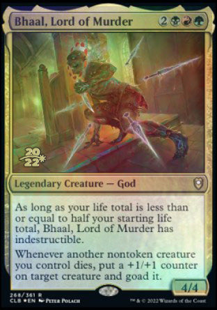 Bhaal, Lord of Murder [Commander Legends: Battle for Baldur's Gate Prerelease Promos] | Fandemonia Ltd