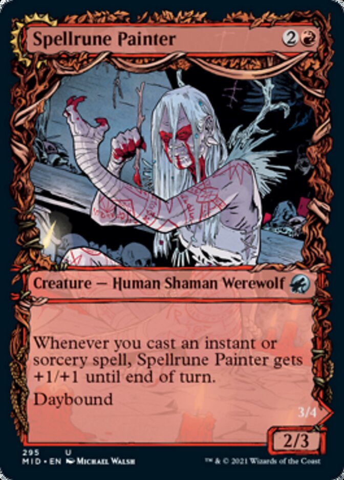 Spellrune Painter // Spellrune Howler (Showcase Equinox) [Innistrad: Midnight Hunt] | Fandemonia Ltd