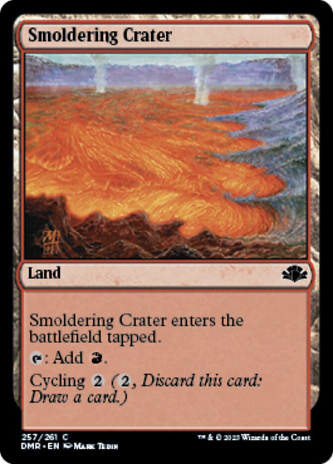 Smoldering Crater [Dominaria Remastered] | Fandemonia Ltd