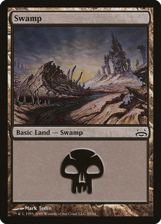 Swamp (59) [Duel Decks: Divine vs. Demonic] | Fandemonia Ltd