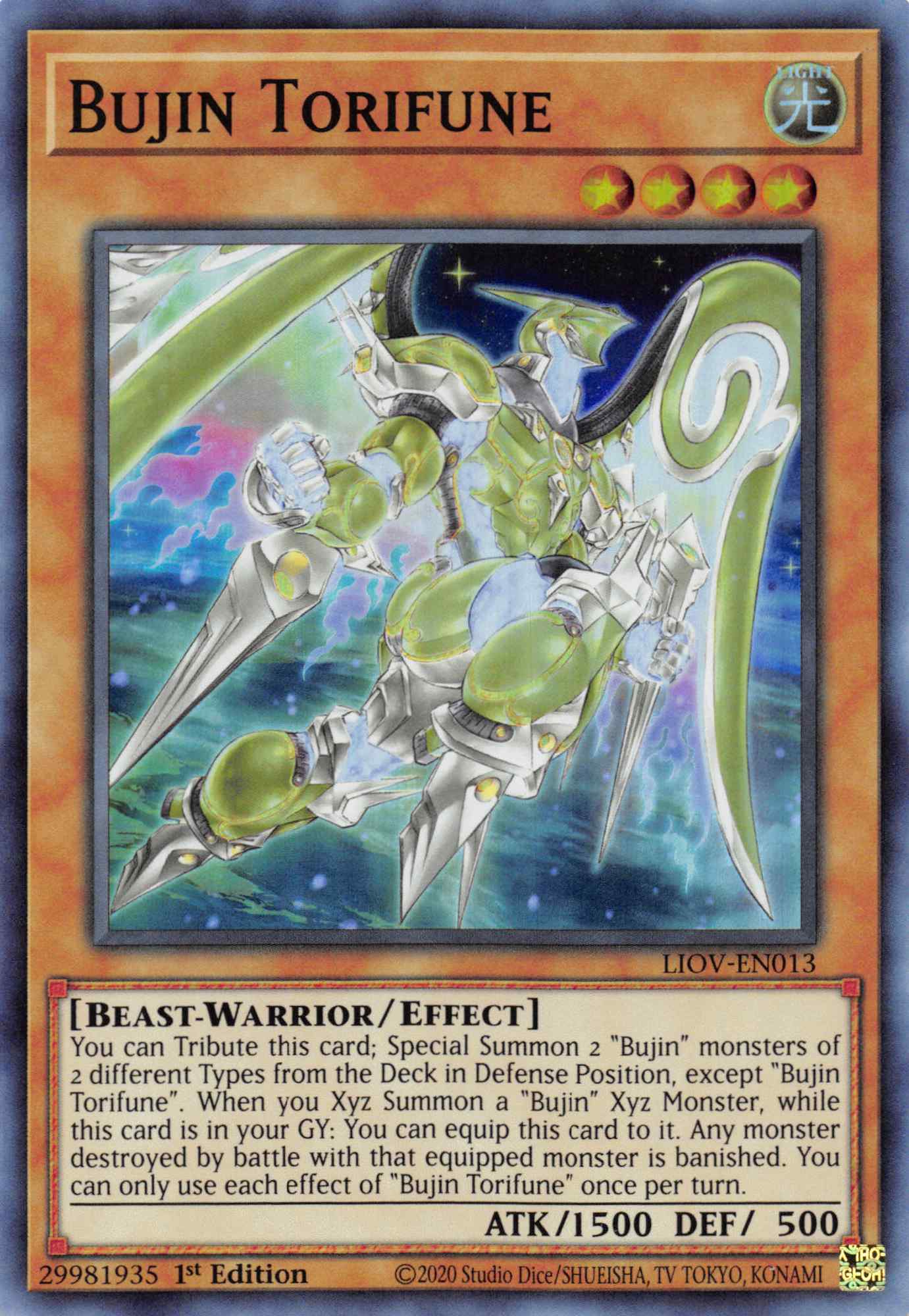 Bujin Torifune [LIOV-EN013] Super Rare | Fandemonia Ltd