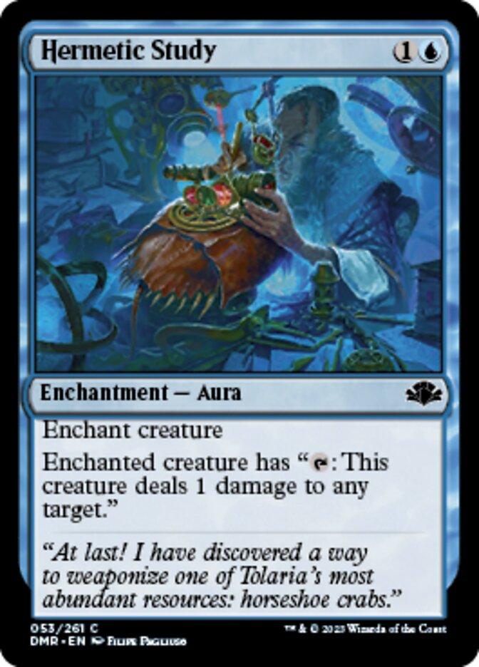 Hermetic Study [Dominaria Remastered] | Fandemonia Ltd