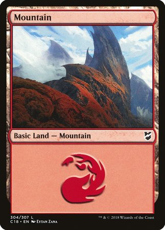 Mountain (304) [Commander 2018] | Fandemonia Ltd