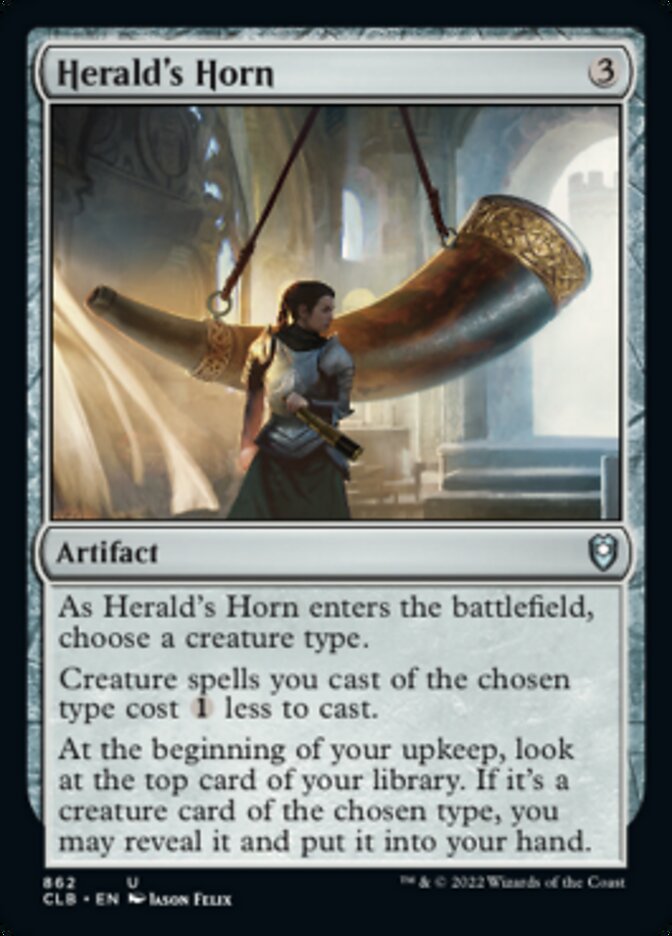 Herald's Horn [Commander Legends: Battle for Baldur's Gate] | Fandemonia Ltd