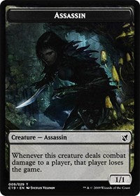 Assassin // Morph Double-sided Token [Commander 2019 Tokens] | Fandemonia Ltd