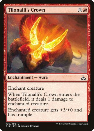 Tilonalli's Crown [Rivals of Ixalan] | Fandemonia Ltd