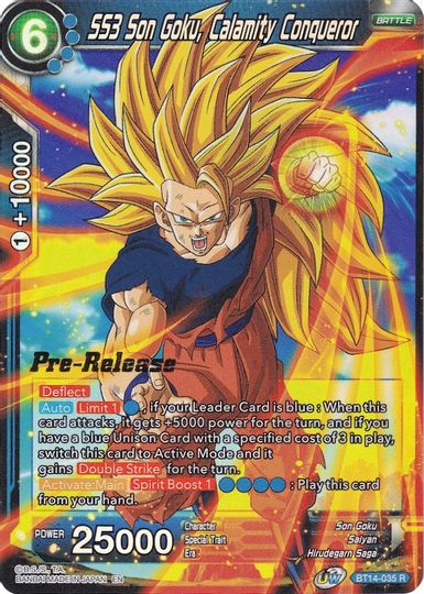 SS3 Gotenks, Calamity Challenger (BT14-046) [Cross Spirits Prerelease Promos] | Fandemonia Ltd