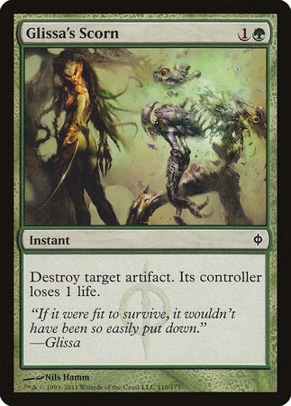 Glissa's Scorn [New Phyrexia] | Fandemonia Ltd