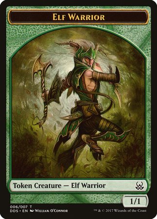 Elf Warrior Token [Duel Decks: Mind vs. Might Tokens] | Fandemonia Ltd