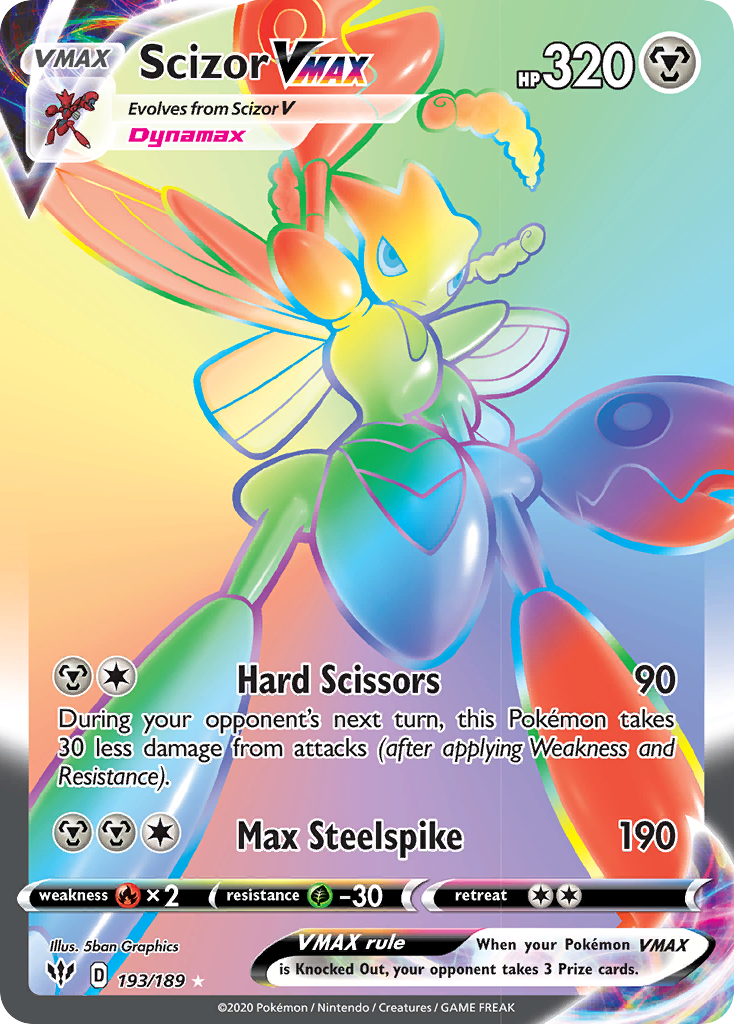 Scizor VMAX (193/189) [Sword & Shield: Darkness Ablaze] | Fandemonia Ltd