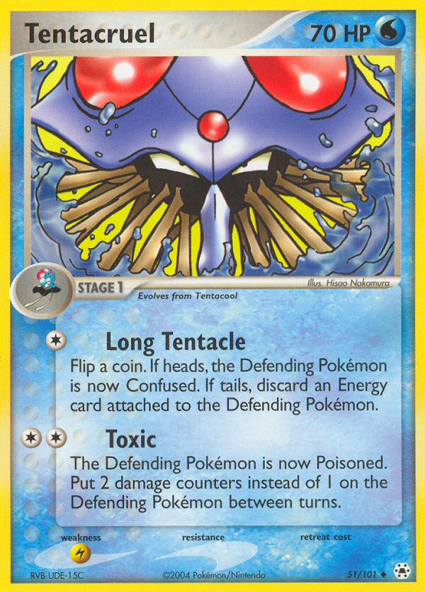 Tentacruel (51/101) [EX: Hidden Legends] | Fandemonia Ltd