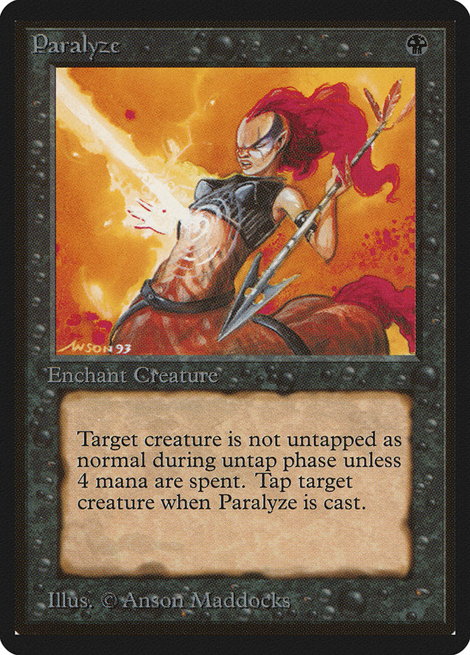 Paralyze [Limited Edition Beta] | Fandemonia Ltd