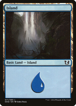 Island (71) [Duel Decks: Blessed vs. Cursed] | Fandemonia Ltd